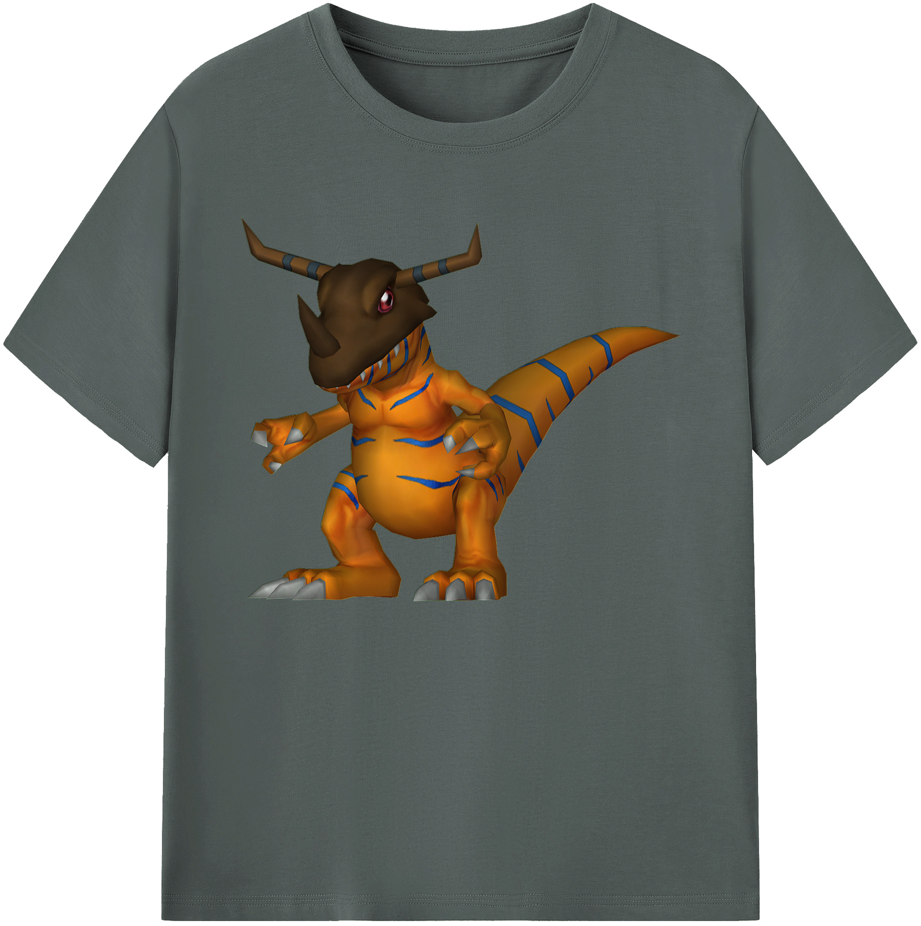 （画像用） Digimon デジタルモンスター/デジモン 綿100％ メンズ半袖Tシャツ｜肌触りやわらか＆通気性